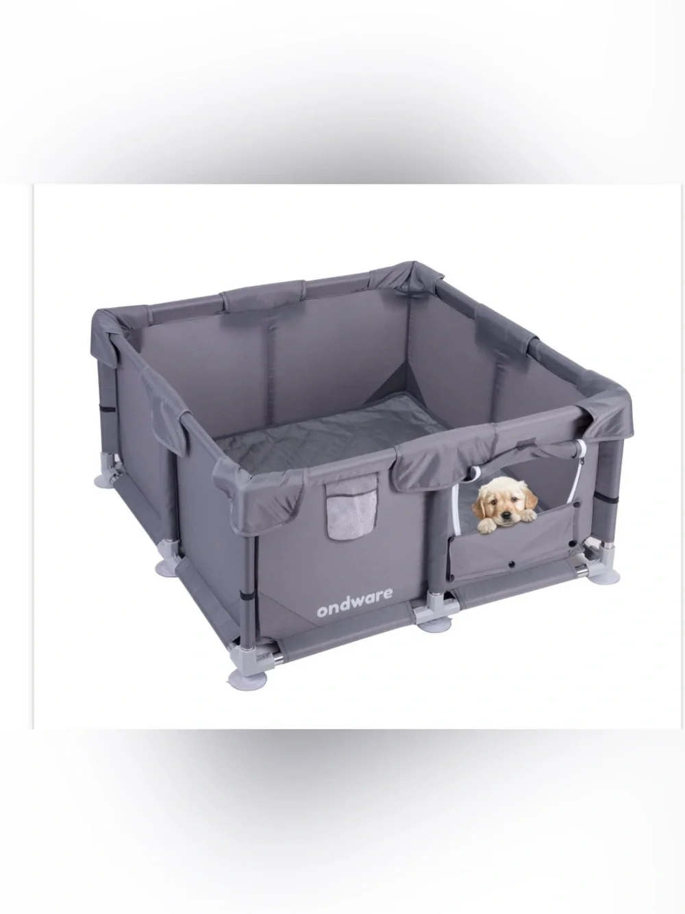 Puppy PlayPen, 28×28×15 in Dog Play Pen Indoors,Small Animals